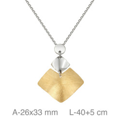 GARGANTILLA PLATA BICOLOR