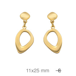 PENDIENTES PLATA B.ORO