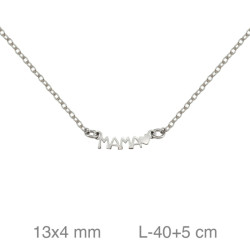 GARGANTILLA PLATA MAMA CORAZON