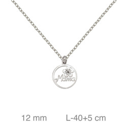 GARGANTILLA PLATA MAMA FLOR