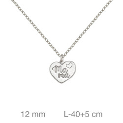 GARGANTILLA PLATA MAMA CORAZON