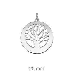 COLGANTE PLATA ARBOL VIDA