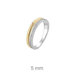 SORTIJA PLATA BICOLOR CIRCONITAS