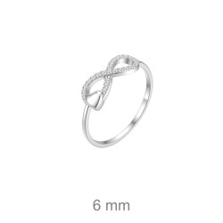 SORTIJA PLATA INFINITO ZTAS CORAZON