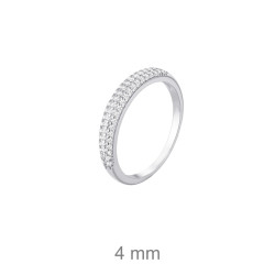 SORTIJA PLATA CIRCONITAS