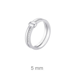 SORTIJA PLATA CIRCONITAS