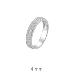 SORTIJA PLATA CIRCONITAS