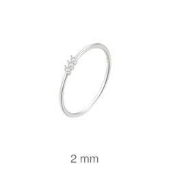 SORTIJA PLATA CIRCONITAS
