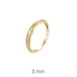 SORTIJA PLATA B.ORO ZTAS ESTRELLA