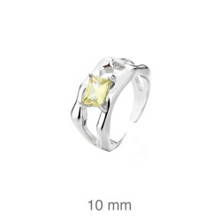 SORTIJA PLATA CIRCONITA