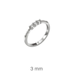 SORTIJA PLATA CIRCONITAS